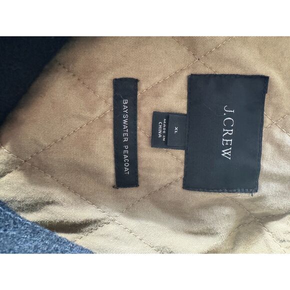 🧥 J.Crew NWOT Men’s Wool Bayswater Peacoat • Nautical Inspired • Size XL ⚓✨ - Picture 8 of 9